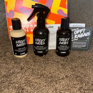 Lush Sticky Dates Bath Set - Bnib